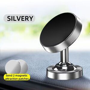 Aluminum Alloy Car Ventilation Mobile Phone Holder, Car Dashboard Universal